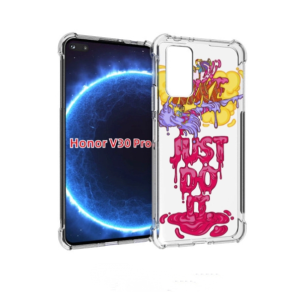 

Чехол бампер MyPads вкусный найк для Honor V30 Pro, Прозрачный, Tocco