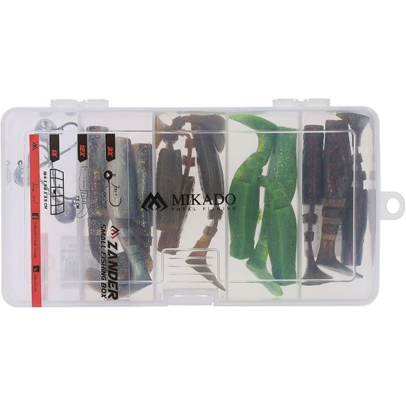 

Набор силиконовых приманок Mikado ZANDER SOFT LURE KIT для судака, Разноцветный, Zander Soft Lure Kit