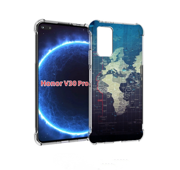 

Чехол бампер MyPads бункер-анклава для Honor V30 Pro, Прозрачный, Tocco