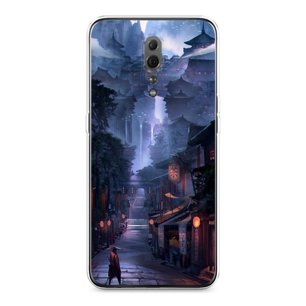

Чехол Awog на Oppo Reno Z "Одинокий самурай", Разноцветный, 250950-10