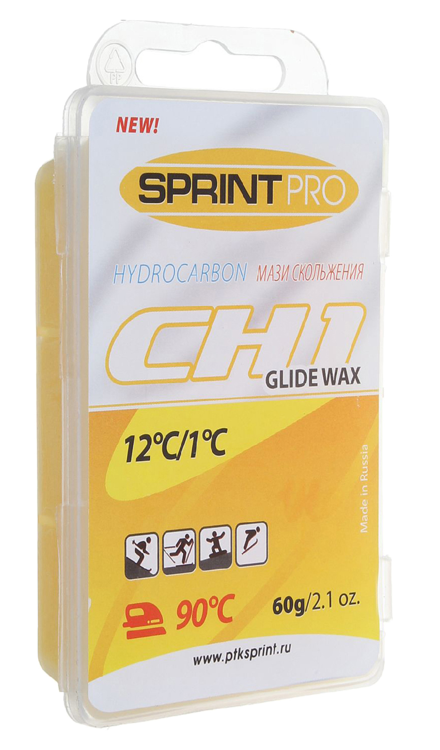 Мази скольжения SPRINT PRO, CH1 Yellow, (+12 +1 C)