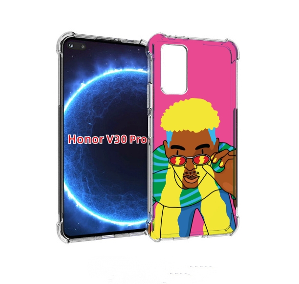 

Чехол бампер MyPads бразилец для Honor V30 Pro, Прозрачный, Tocco