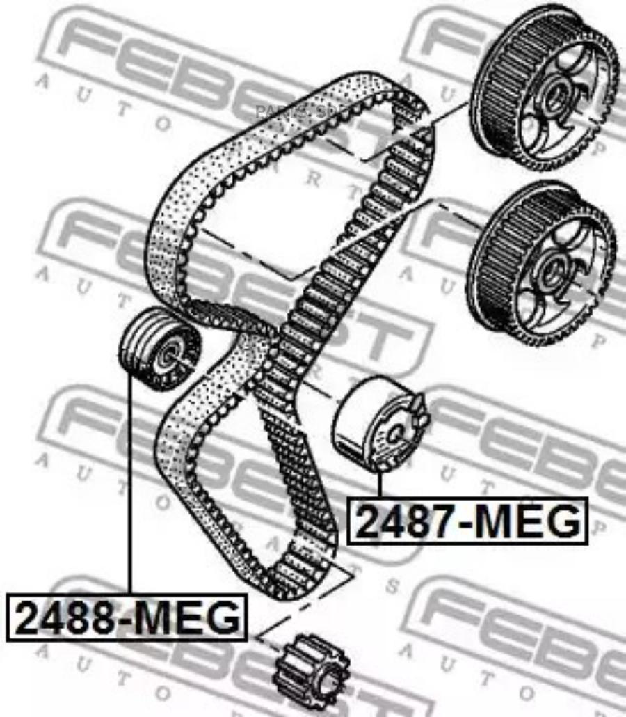 

FEBECT 2488MEG РОЛИК ОБВОДНОЙ 2488-MEG