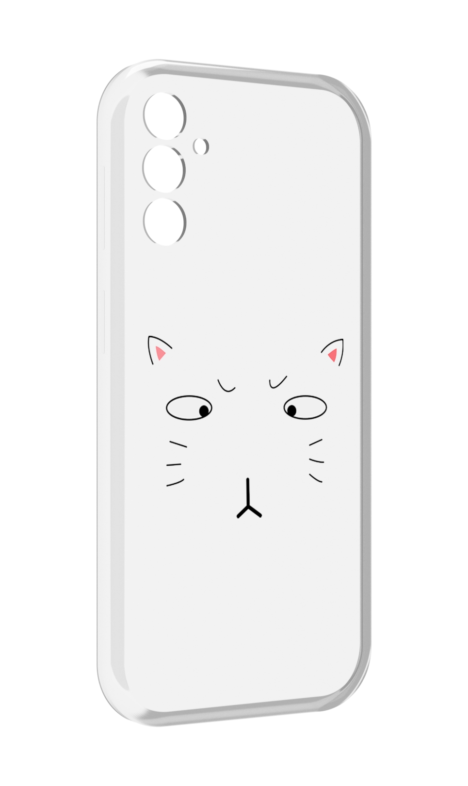 

Чехол MyPads кот-части-лица для Samsung Galaxy M13, Прозрачный, Tocco