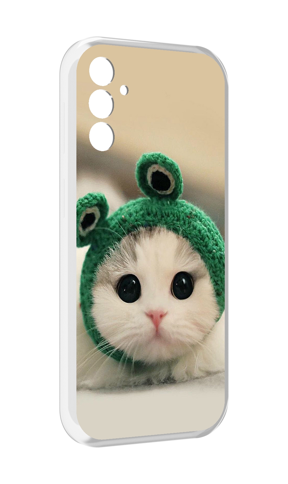 

Чехол MyPads кот-лягушка детский для Samsung Galaxy M13, Прозрачный, Tocco