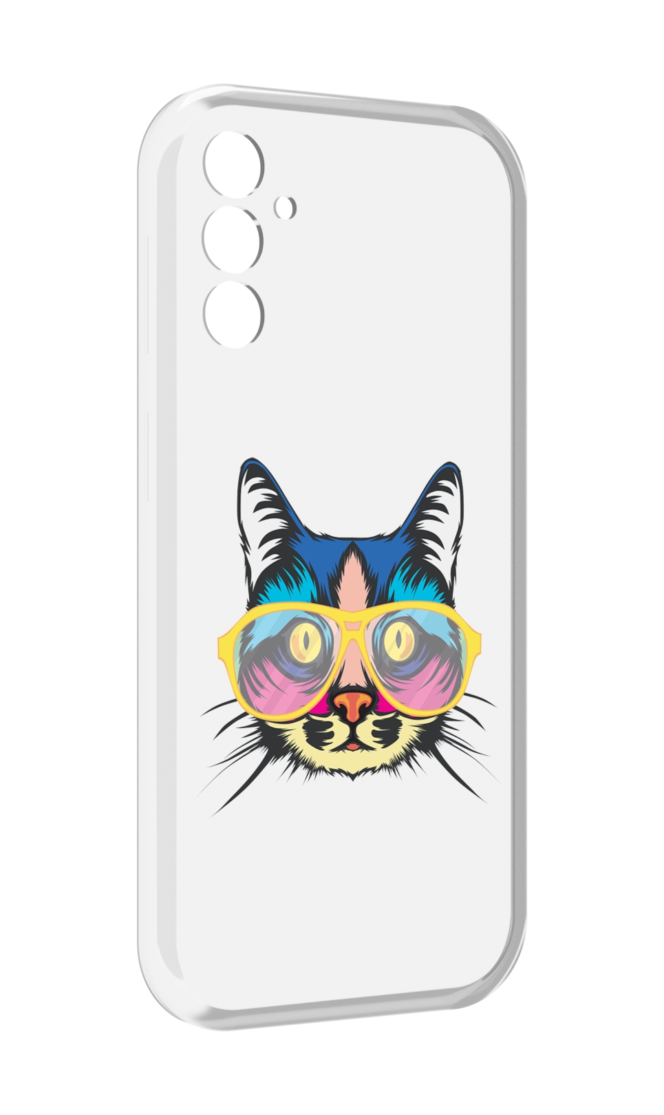 

Чехол MyPads кот-в-очках-с-желтой-оправой для Samsung Galaxy M13, Прозрачный, Tocco