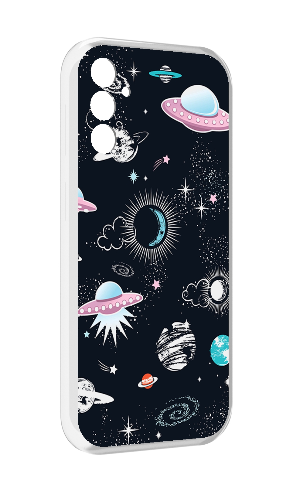 

Чехол MyPads космос-мини-картинки для Samsung Galaxy M13, Прозрачный, Tocco