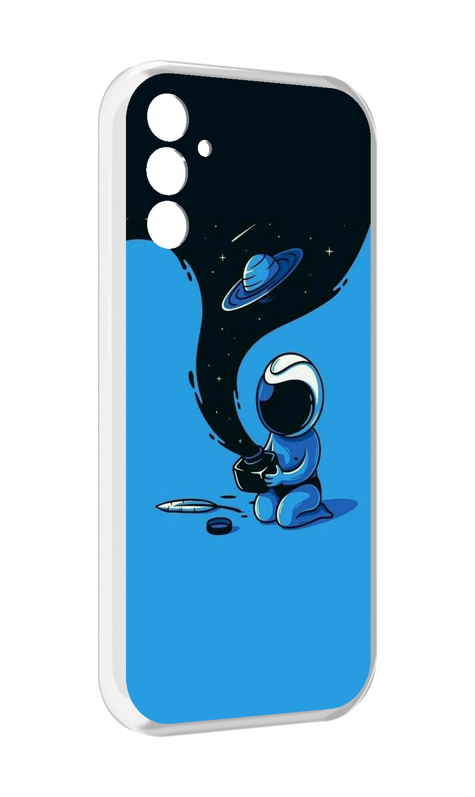 

Чехол MyPads космос из черной краски для Samsung Galaxy M13, Прозрачный, Tocco