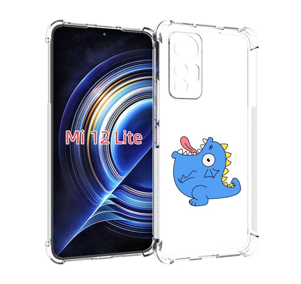 

Чехол MyPads голубая-рыбка для Xiaomi 12 Lite, Прозрачный, Tocco