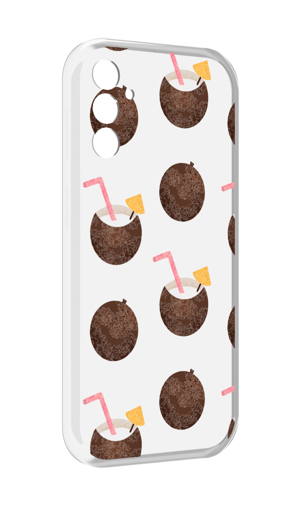 

Чехол MyPads кокосики для Samsung Galaxy M13, Прозрачный, Tocco
