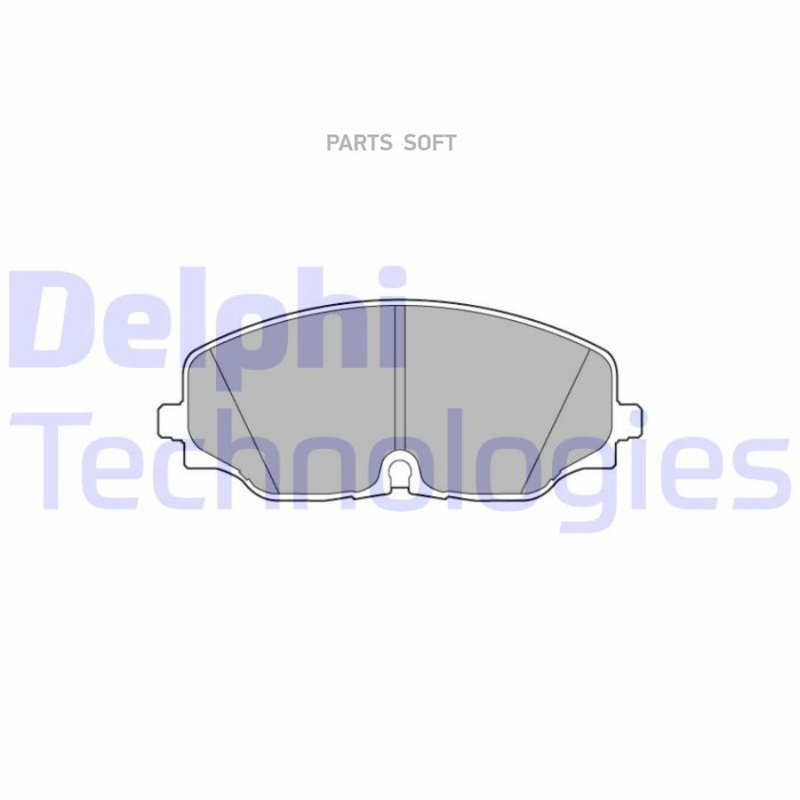 

DELPHI LP3543 LP3543_Колодки тормозные