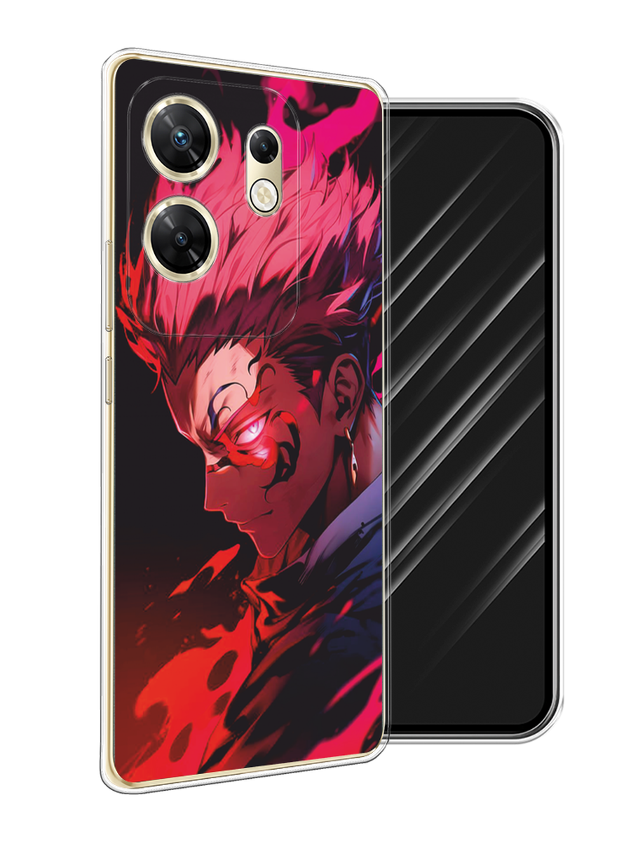 

Чехол Awog на Infinix Zero 30 4G "Взгляд Сукуны", Розовый;красный;черный, 3105050-1