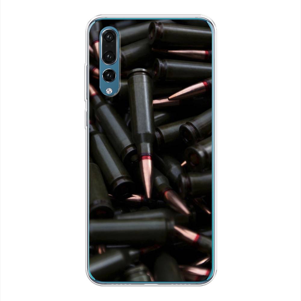 

Чехол Awog на Huawei P20 Pro "Пули черные", Черный, 65050-5