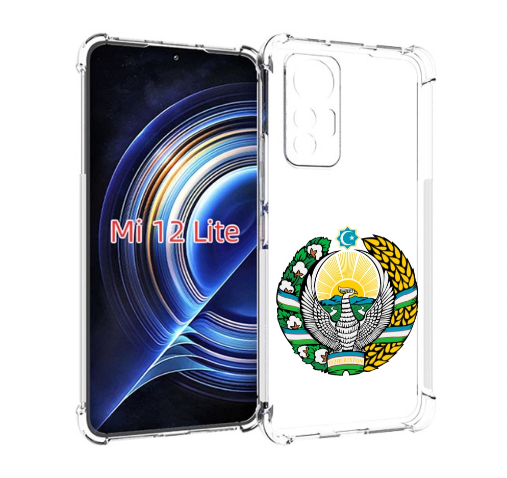 

Чехол MyPads герб-узбекистана для Xiaomi 12 Lite, Прозрачный, Tocco