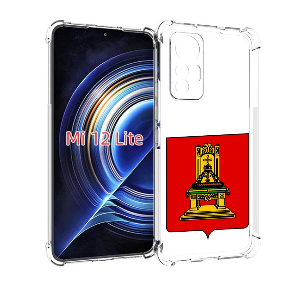 

Чехол MyPads герб-тверская-область для Xiaomi 12 Lite, Прозрачный, Tocco