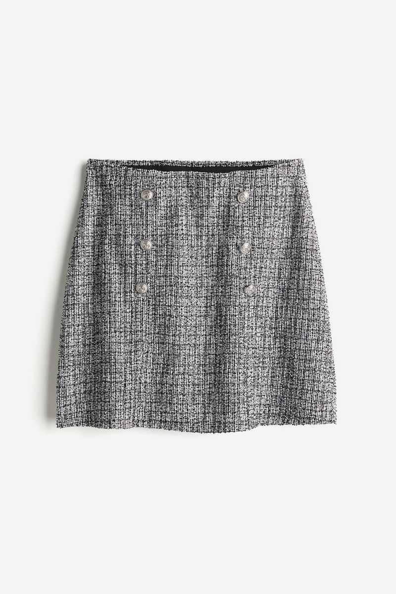 

Юбка женская H&M 1225062 черная S, Черный, 1225062