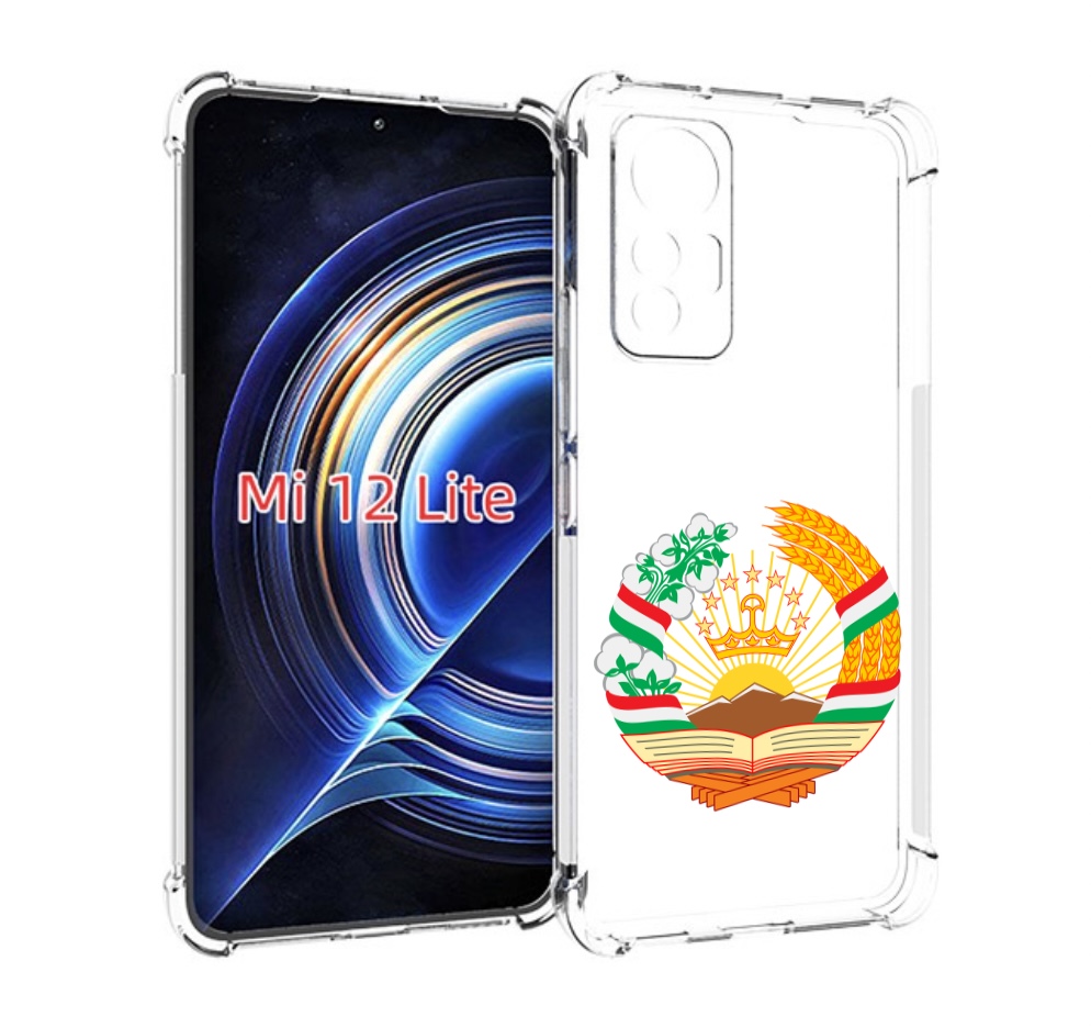 

Чехол MyPads герб-таджикистана для Xiaomi 12 Lite, Прозрачный, Tocco