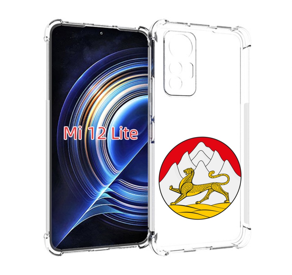 

Чехол MyPads герб-северная-осетия для Xiaomi 12 Lite, Прозрачный, Tocco
