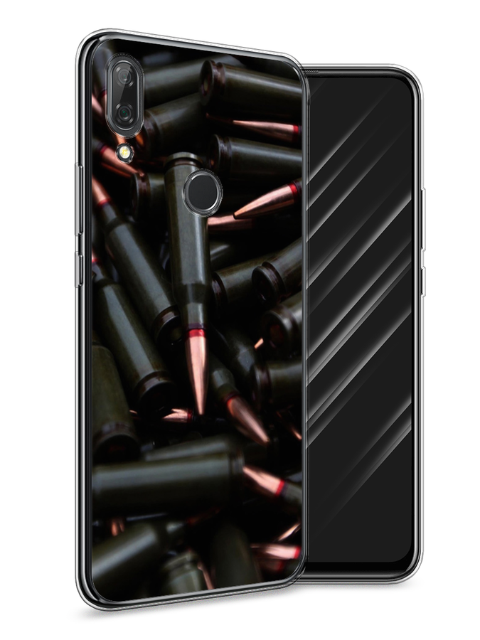 

Чехол Awog на Huawei P Smart Z "Пули черные", Черный, 69450-5