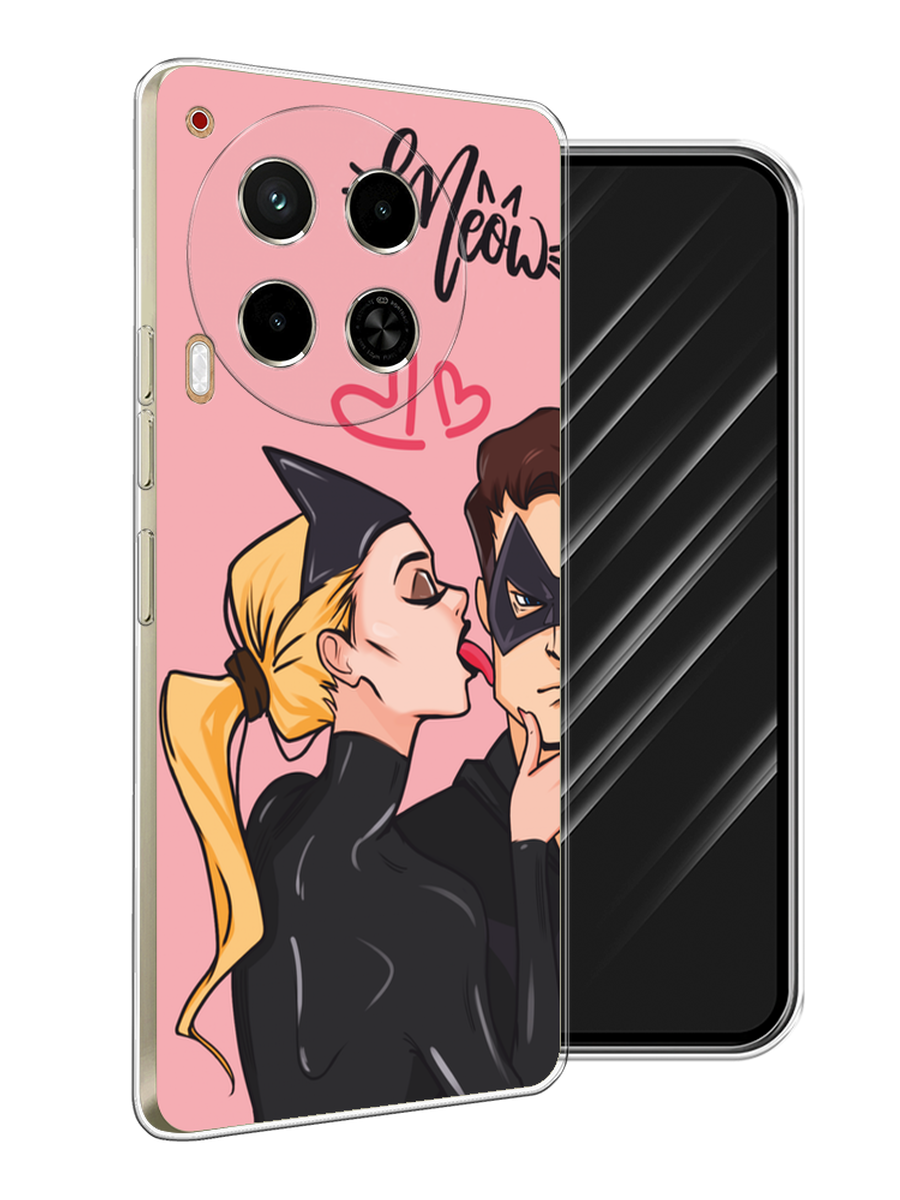 

Чехол Awog на Tecno Camon 30 4G "Kiss of Cat Woman", Розовый;черный;бежевый, 305650-1