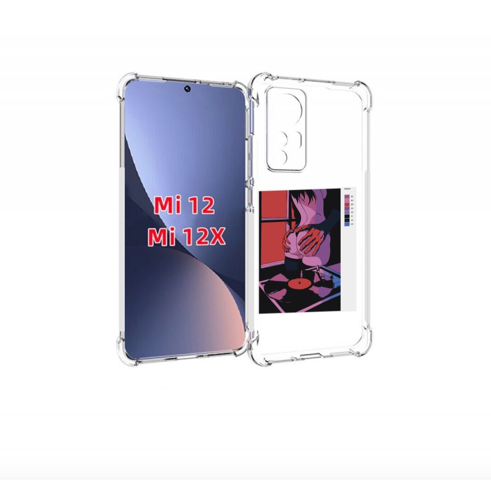 

Чехол бампер MyPads девушка красивая сзади женский для Xiaomi 12, Прозрачный, Tocco