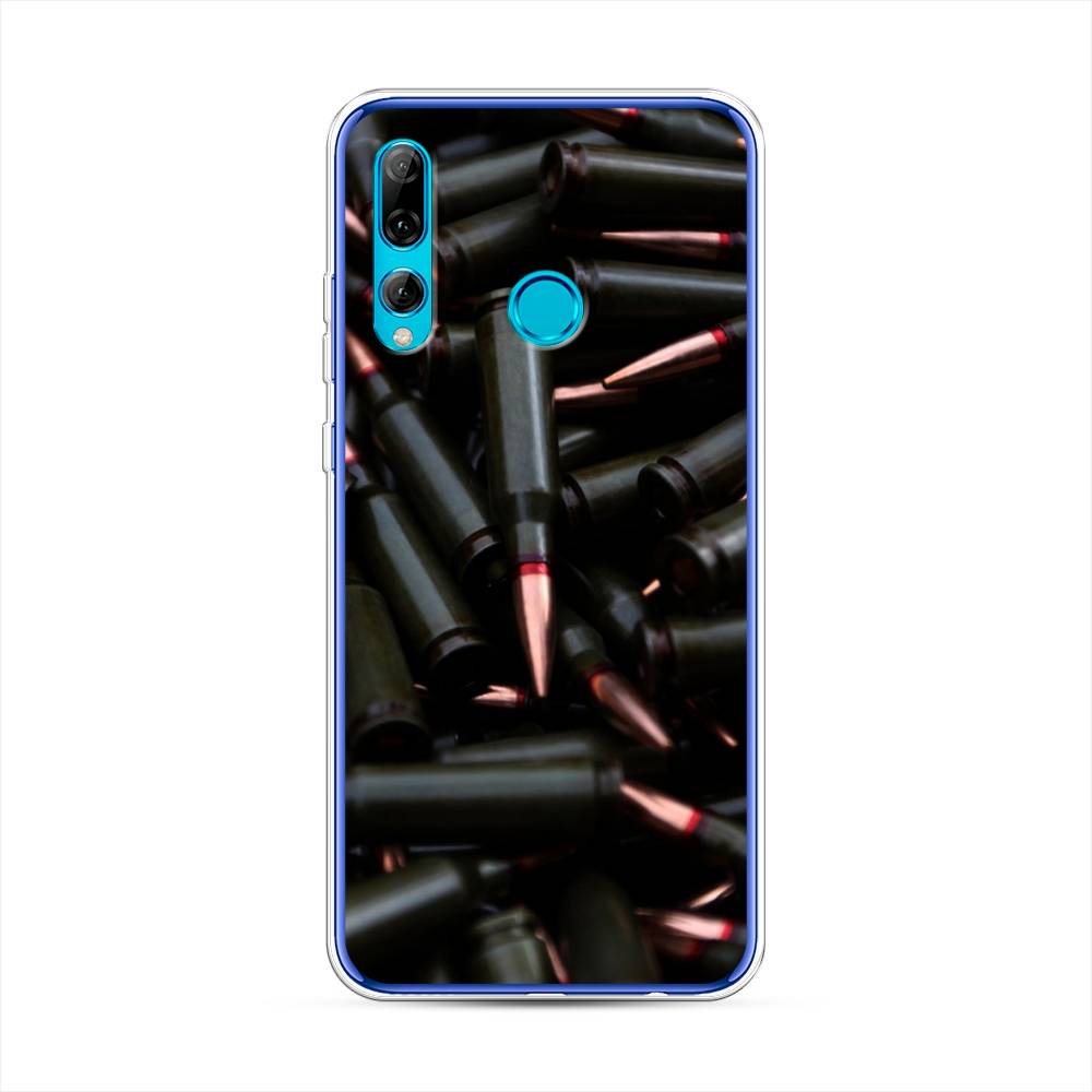 

Чехол Awog на Huawei P Smart Plus 2019 "Пули черные", Черный, 69250-5