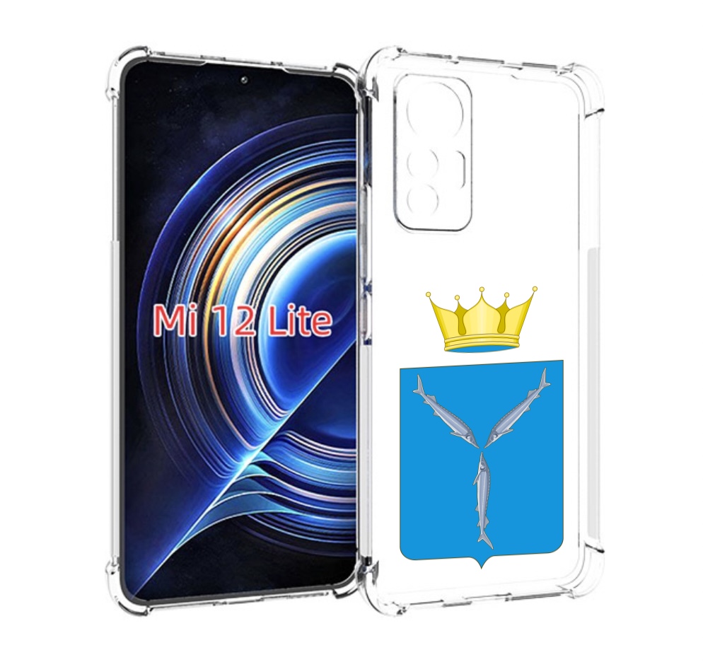 

Чехол MyPads герб-саратовская-область для Xiaomi 12 Lite, Прозрачный, Tocco