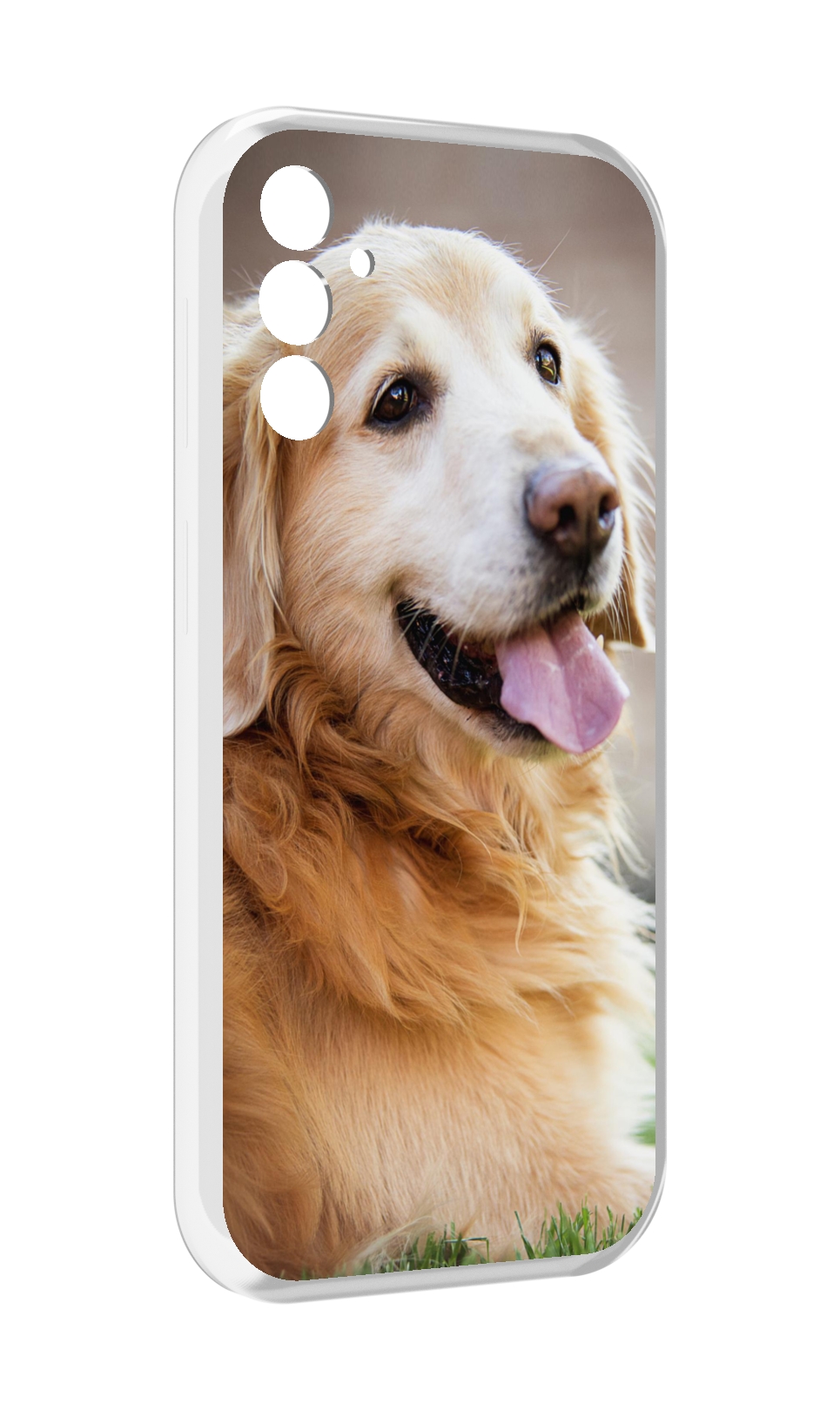 

Чехол MyPads золотистыи ретривер для Samsung Galaxy M13, Прозрачный, Tocco
