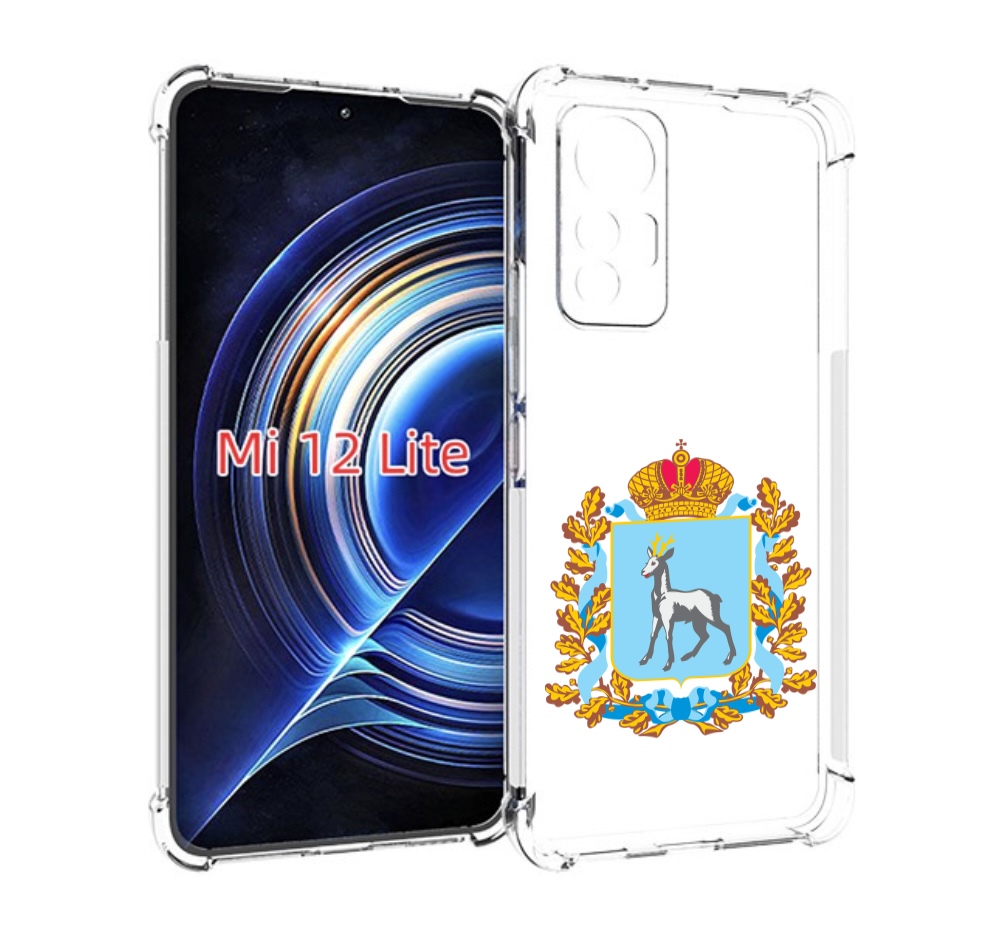 

Чехол MyPads герб-самарская-область для Xiaomi 12 Lite, Прозрачный, Tocco