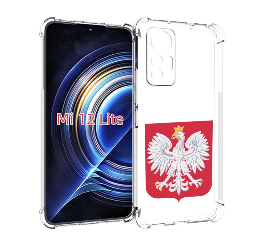 

Чехол MyPads герб-польши для Xiaomi 12 Lite, Прозрачный, Tocco