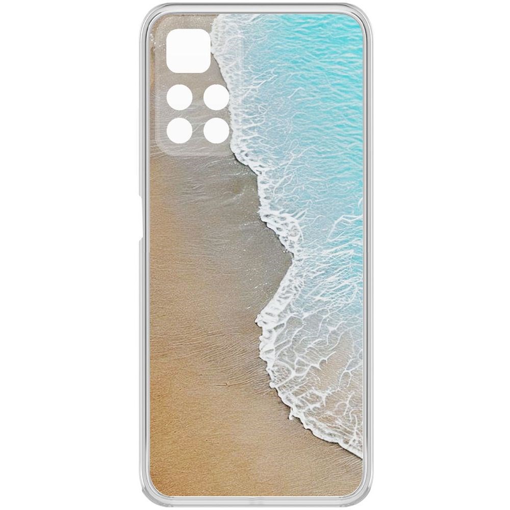 Чехол-накладка Krutoff Clear Case Прибой для Xiaomi Poco M4 Pro 5G