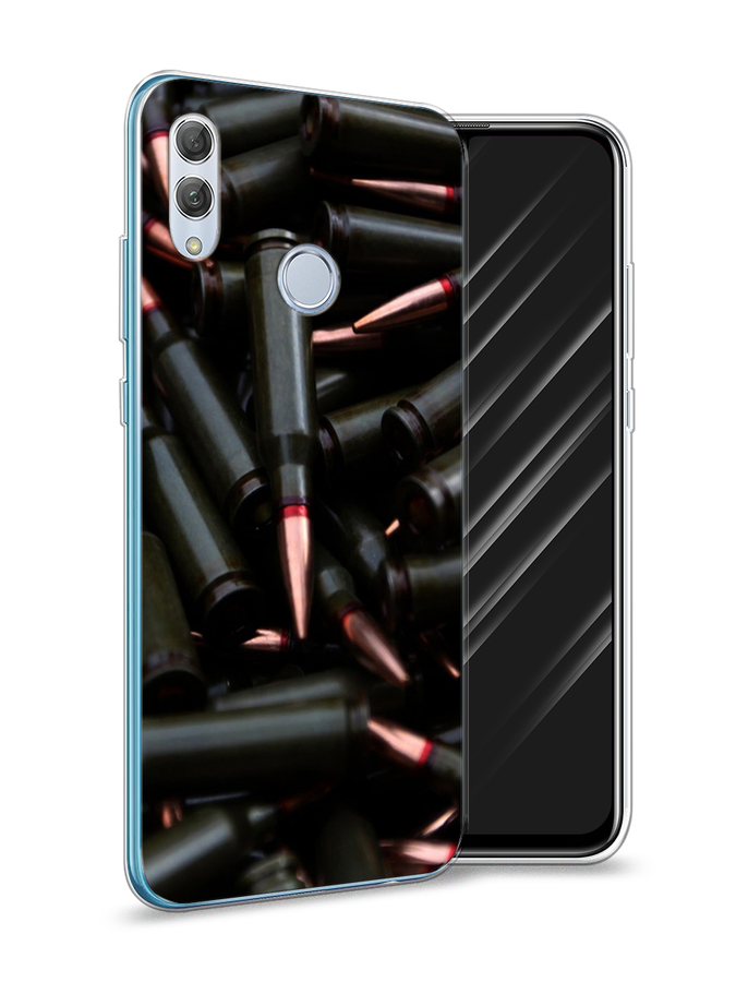 

Чехол Awog на Huawei P Smart 2019 "Пули черные", Черный, 67250-5