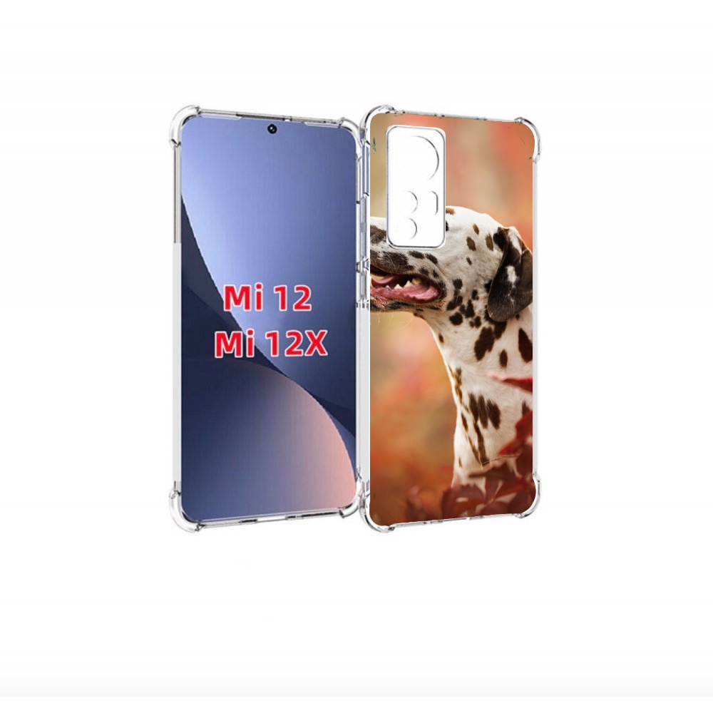 

Чехол бампер MyPads далматин для Xiaomi 12., Прозрачный, Tocco