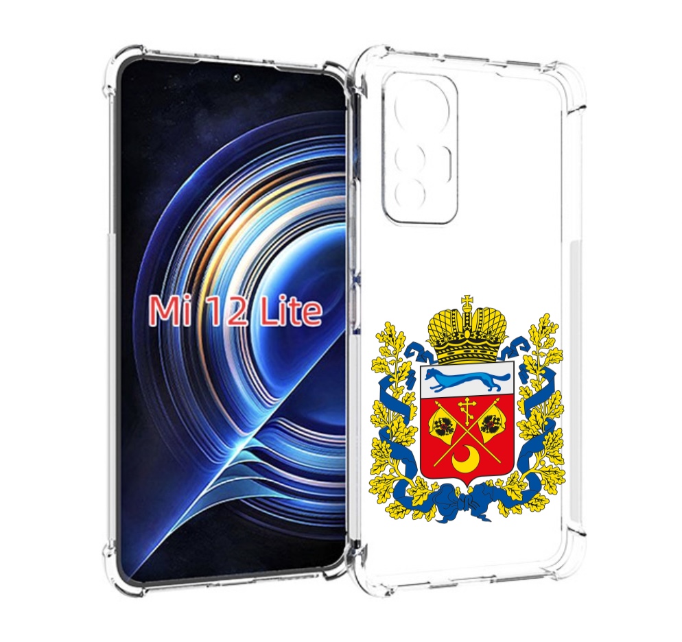 

Чехол MyPads герб-оренбургская-область для Xiaomi 12 Lite, Прозрачный, Tocco