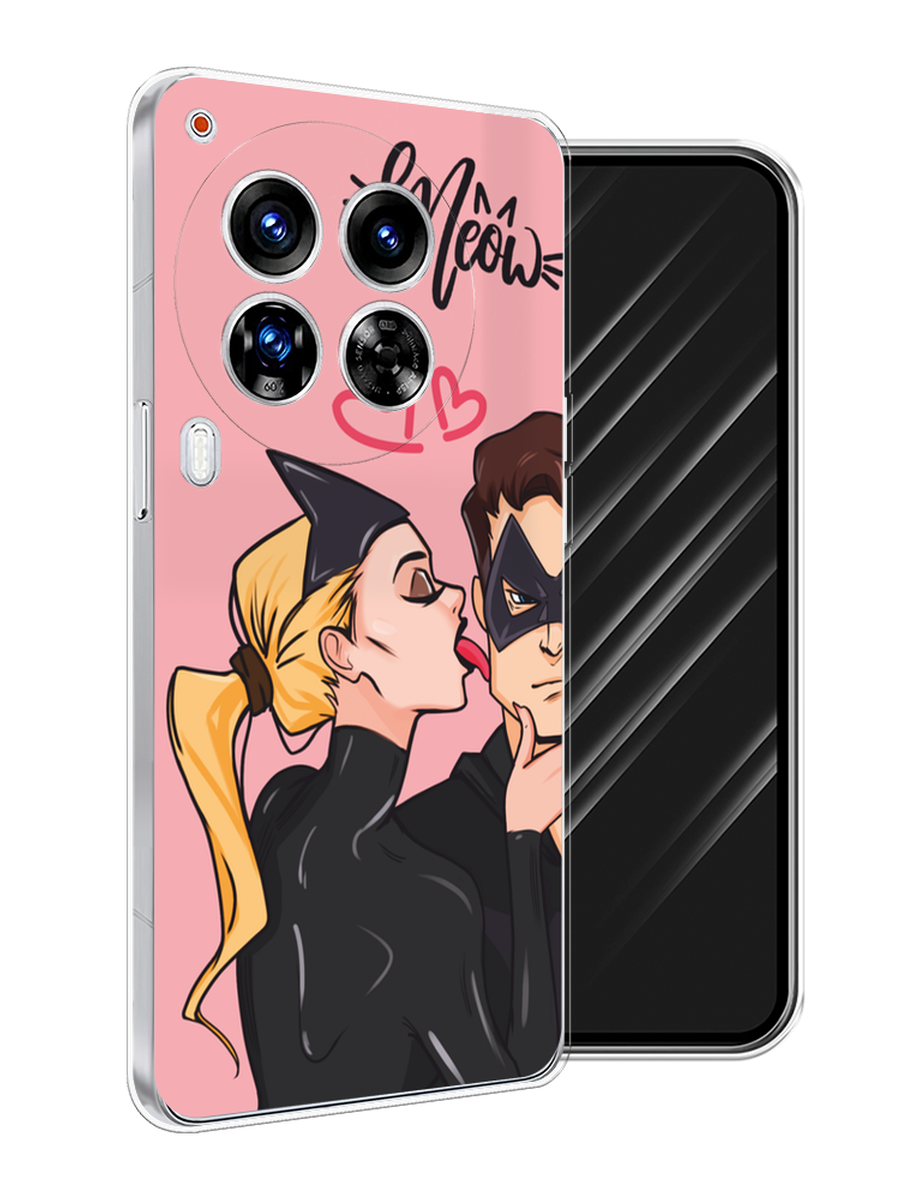 

Чехол Awog на Tecno Camon 30 Premier "Kiss of Cat Woman", Розовый;черный;бежевый, 305450-1