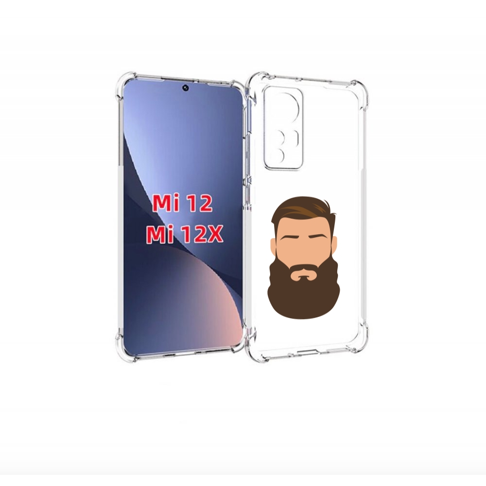 

Чехол бампер MyPads густая-борода для Xiaomi 12., Прозрачный, Tocco
