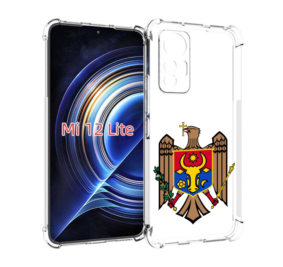 

Чехол MyPads герб-молдовы для Xiaomi 12 Lite, Прозрачный, Tocco