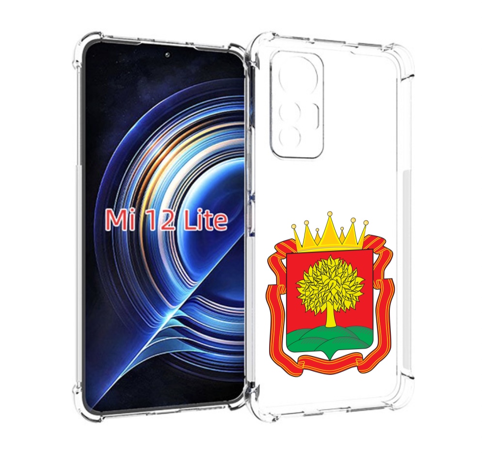 

Чехол MyPads герб-липецкая-область для Xiaomi 12 Lite, Прозрачный, Tocco