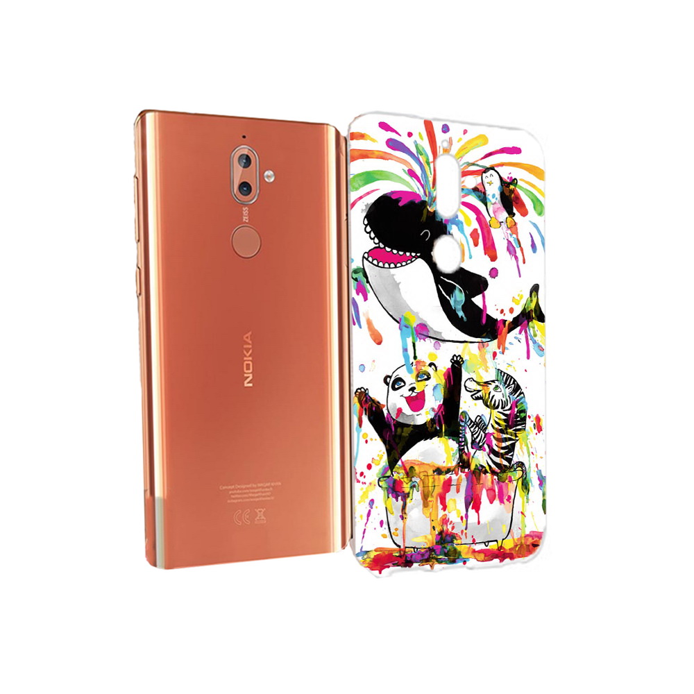 Чехол MyPads Tocco для Nokia 9 Хиппи кит (PT126479.94.191)