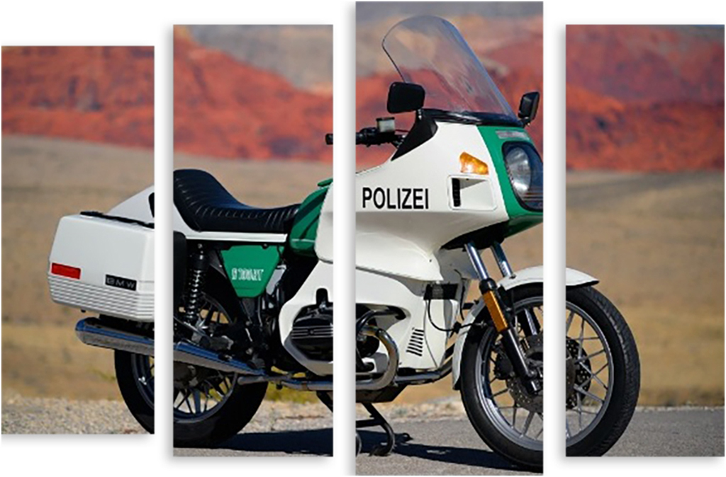 

Картина модульная на холсте Модулка Polizei 120x86 см, 3294