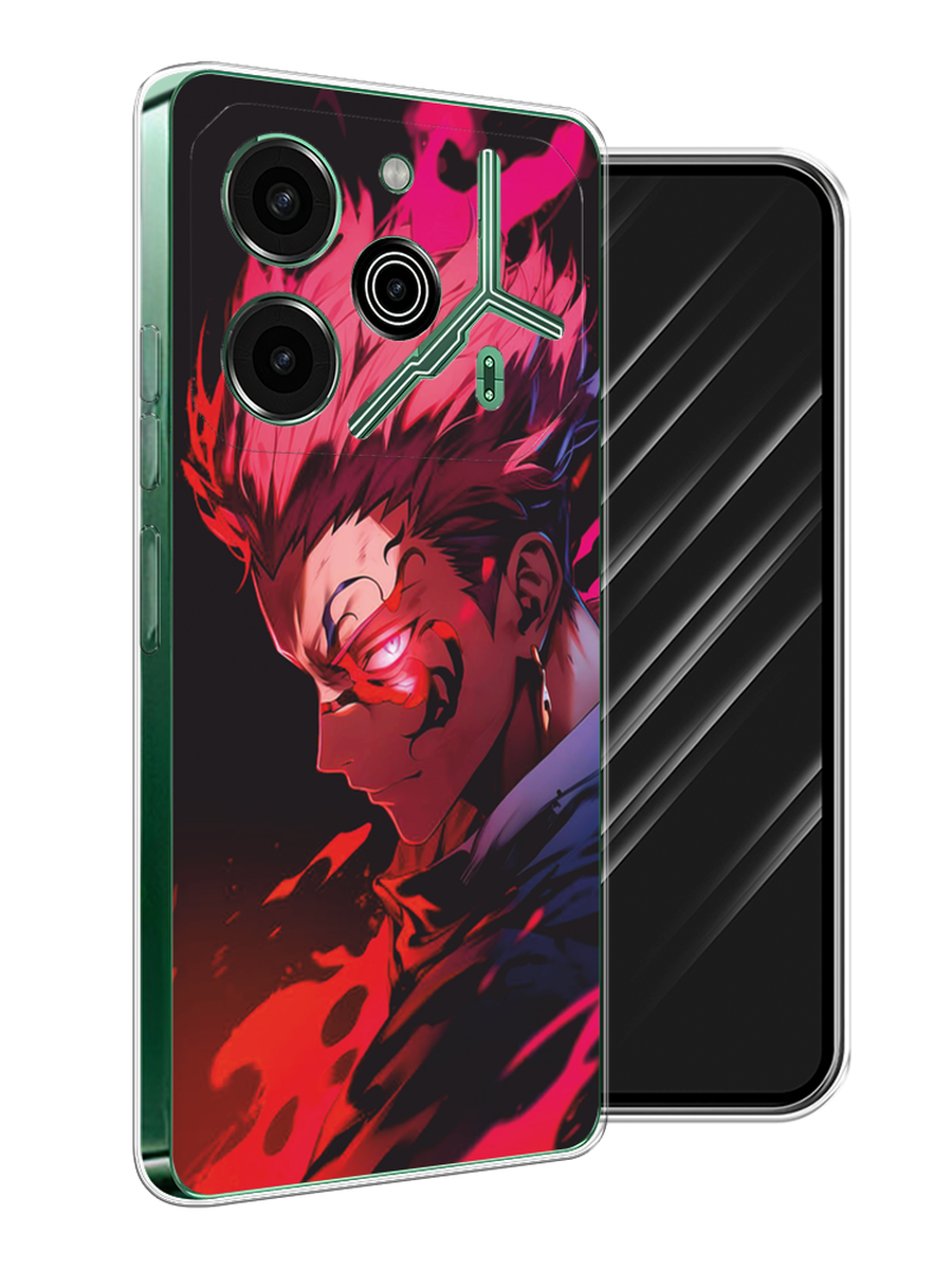 

Чехол Awog на Tecno Pova 6 Pro 5G "Взгляд Сукуны", Розовый;красный;черный, 305250-1