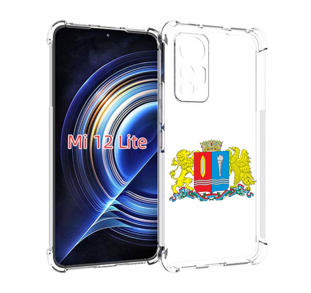 

Чехол MyPads герб-иваноскои-области для Xiaomi 12 Lite, Прозрачный, Tocco
