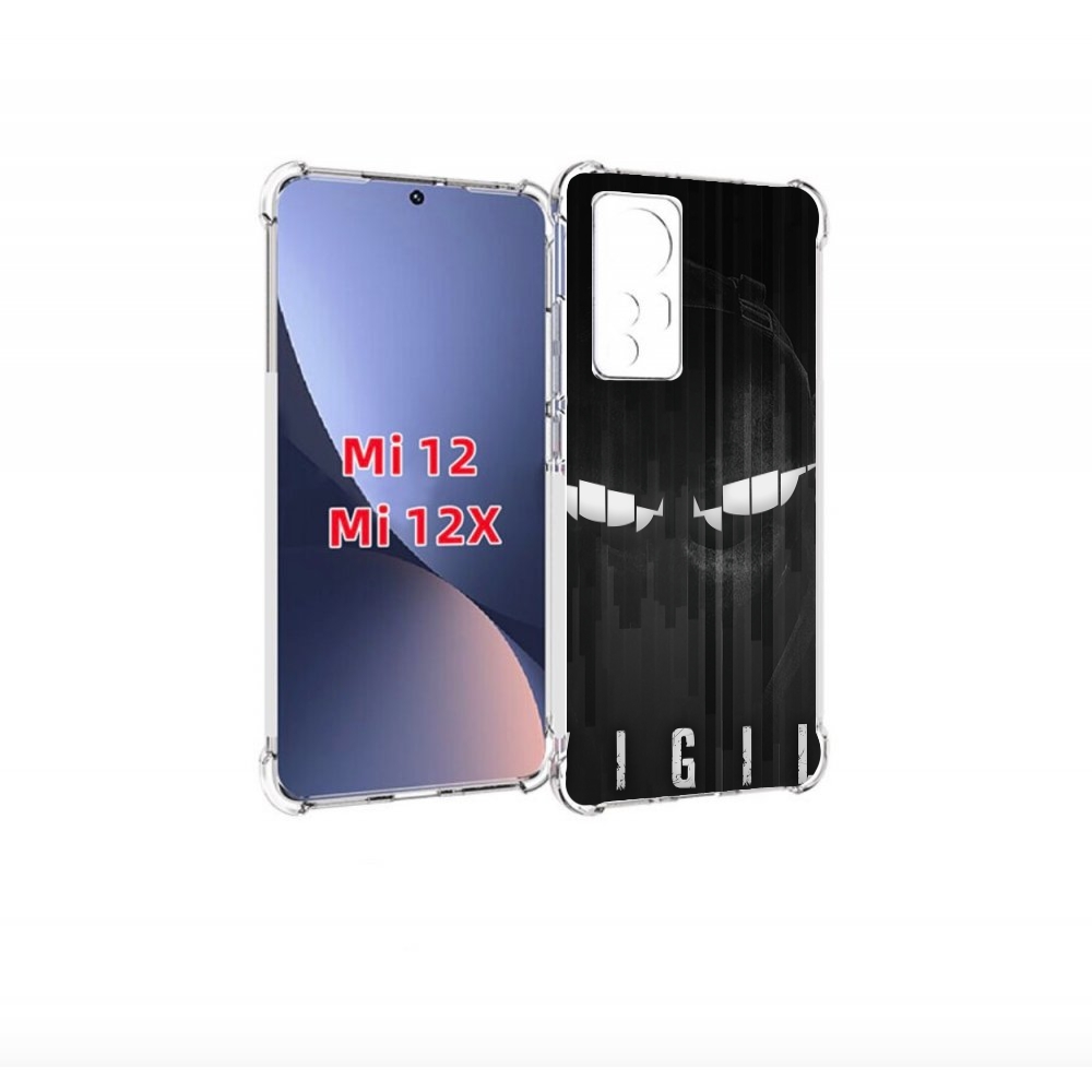 

Чехол-бампер MyPads глаза-в-ночи для Xiaomi 12/Xiaomi 12X против, Прозрачный, Tocco
