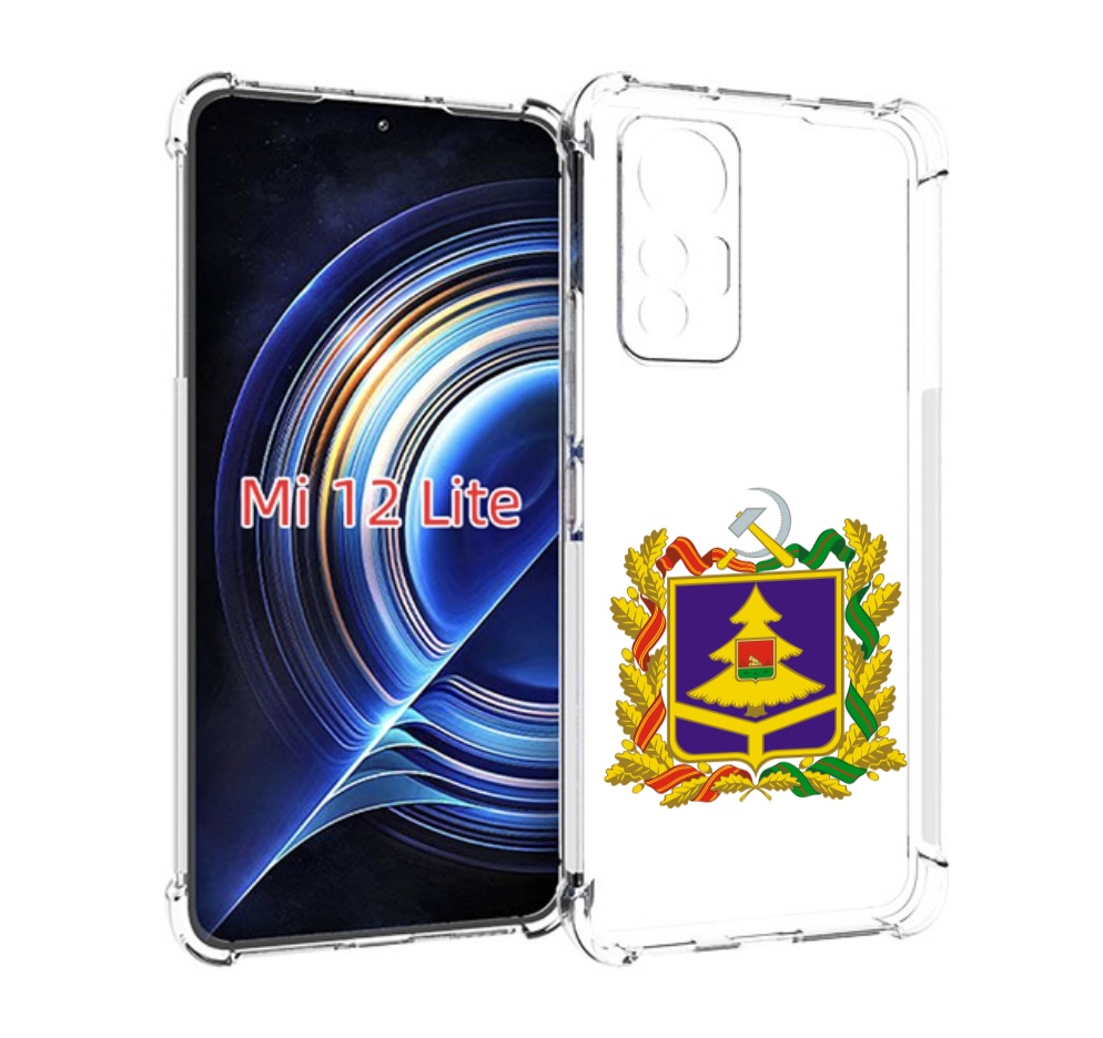 

Чехол MyPads герб-брянскои-области для Xiaomi 12 Lite, Прозрачный, Tocco