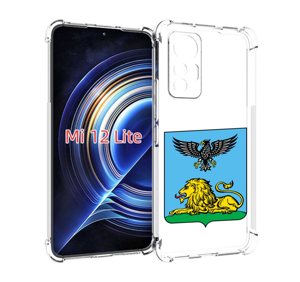 

Чехол MyPads герб-белгородскои-области для Xiaomi 12 Lite, Прозрачный, Tocco