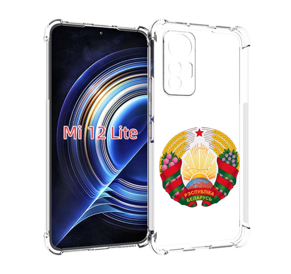 

Чехол MyPads герб-беларуси для Xiaomi 12 Lite, Прозрачный, Tocco
