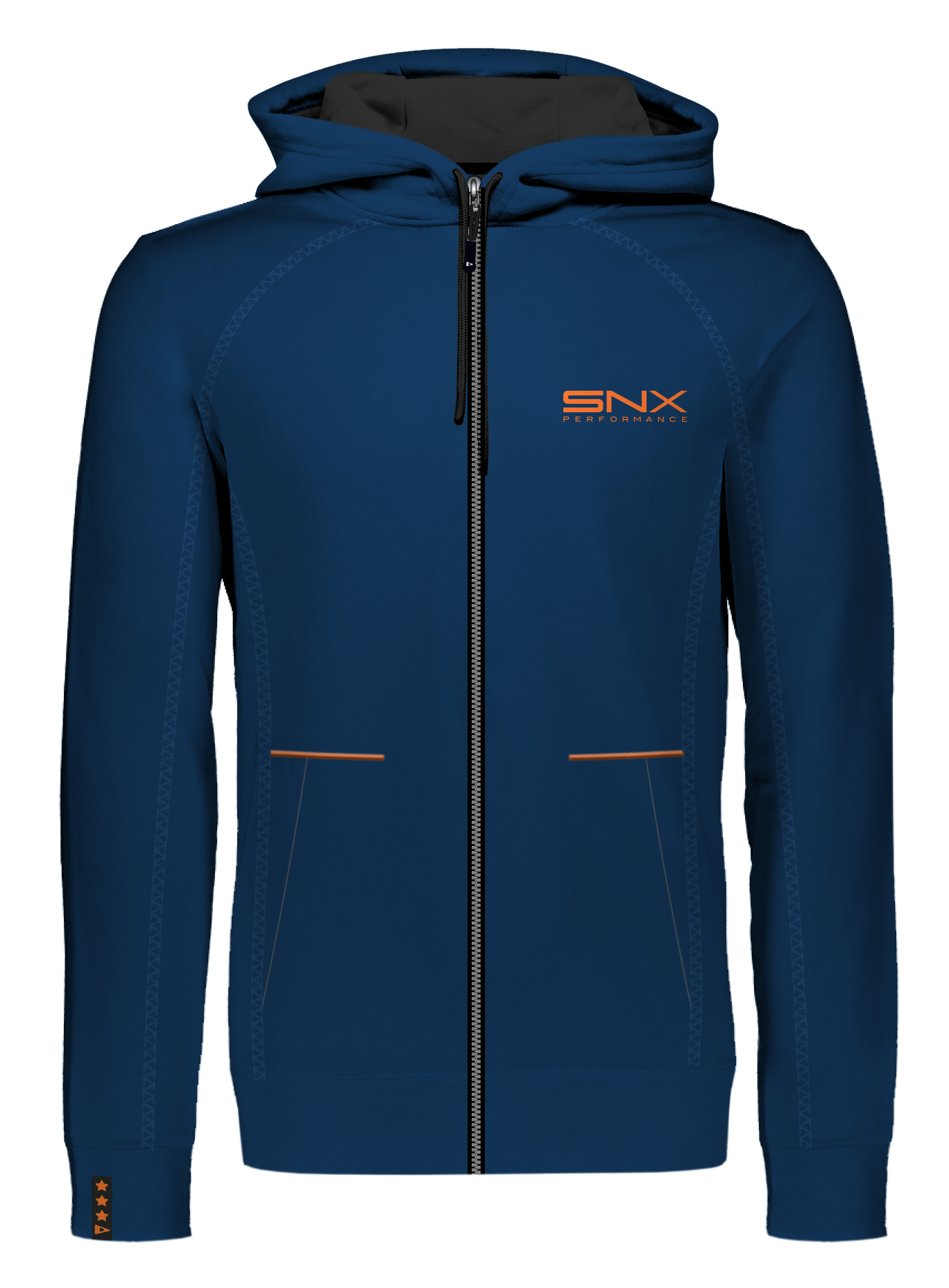 

Толстовка мужская Scuola Nautica Italiana 132703 синяя XL, Синий, 132703