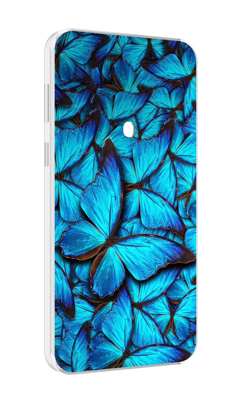 

Чехол MyPads бирюзовые бабочки для Meizu 16 Plus / 16th Plus, Прозрачный, Tocco