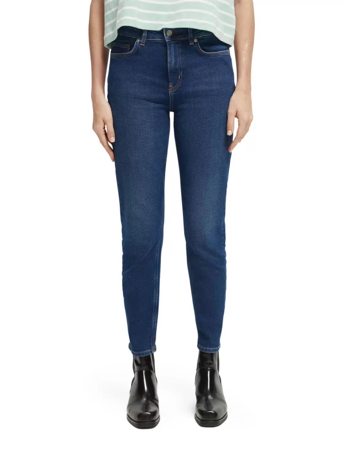 

Джинсы женские Scotch & Soda 167054/5026 синие W29/L32, Синий, 167054/5026