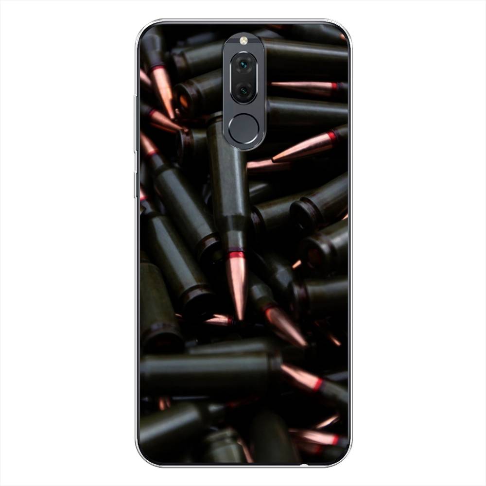 

Чехол Awog на Huawei Nova 2i "Пули черные", Черный, 64150-5